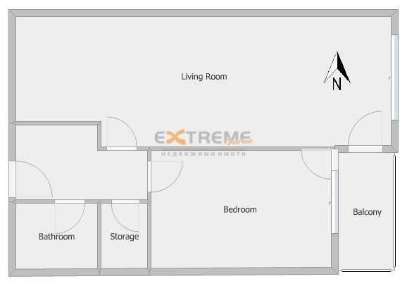 Продава се Двустаен апартамент в Варна, Младост 2 - 76 кв.м за 1527 €/кв.м - Снимка #2