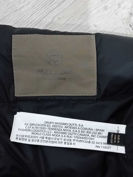 Geacă Parka cu puf Massimo Dutti, model 3409, mărimea XL