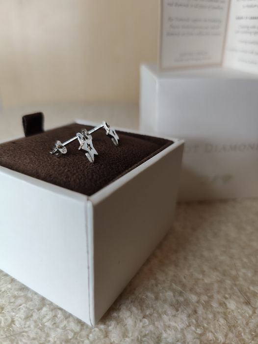 Cercei argint cu diamante Hot Diamonds