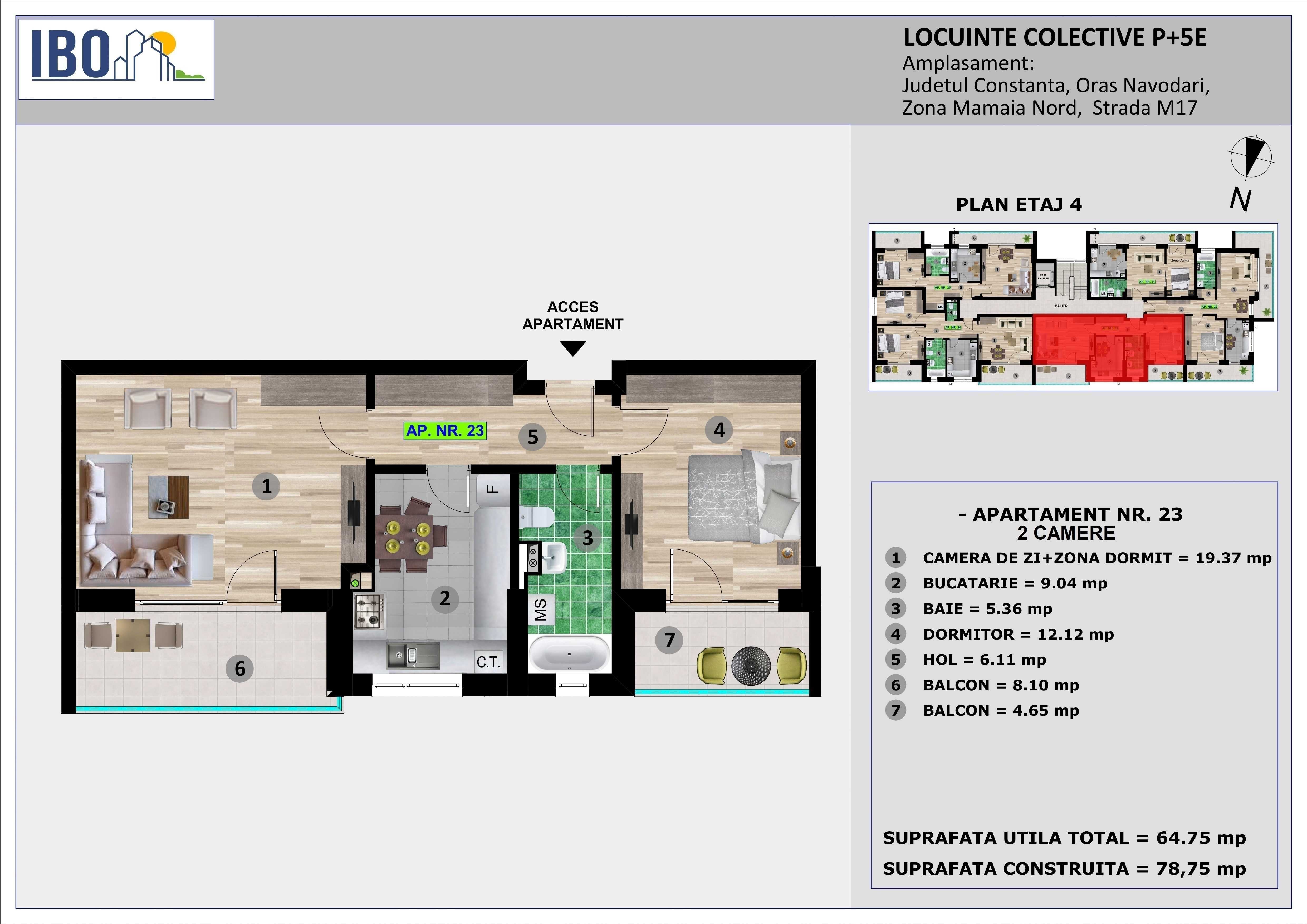 Apart 2  - Mamaia Nord / Sat - Rate dezvoltator