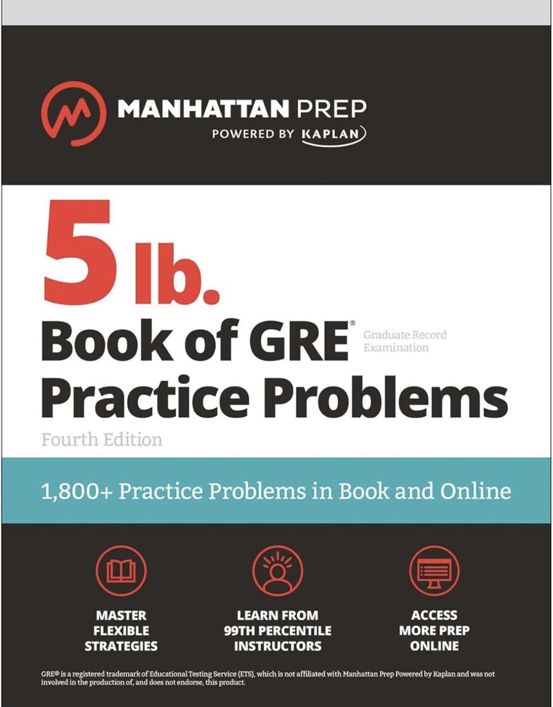 5 lb. Book of GRE Practice Problems