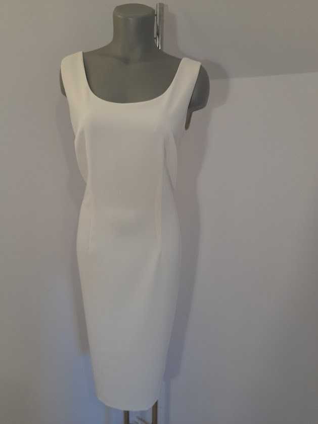 Rochie alba de la Gina Bacconi in marime 40/UK12