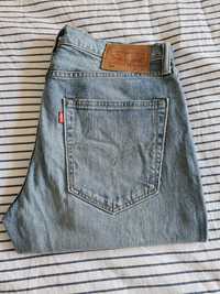 Blugi Barbati Levi's 512 Slim Taper 31/34 Light Wash Used Look