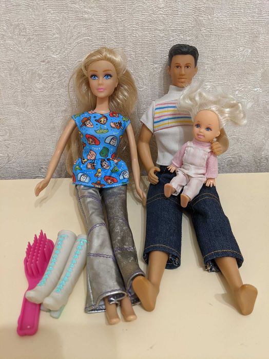 Барби семья с аксессуарами