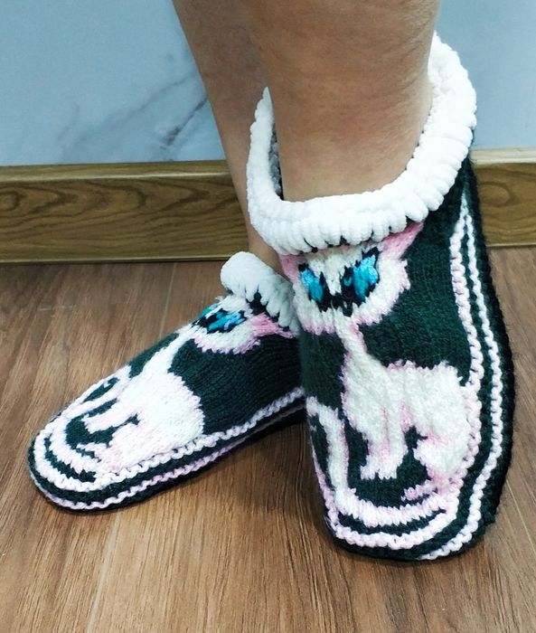 Вязаные следочки