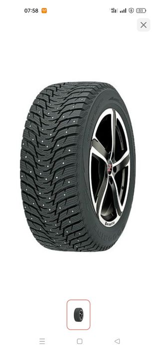 Продам покрышка шипованный почти новый