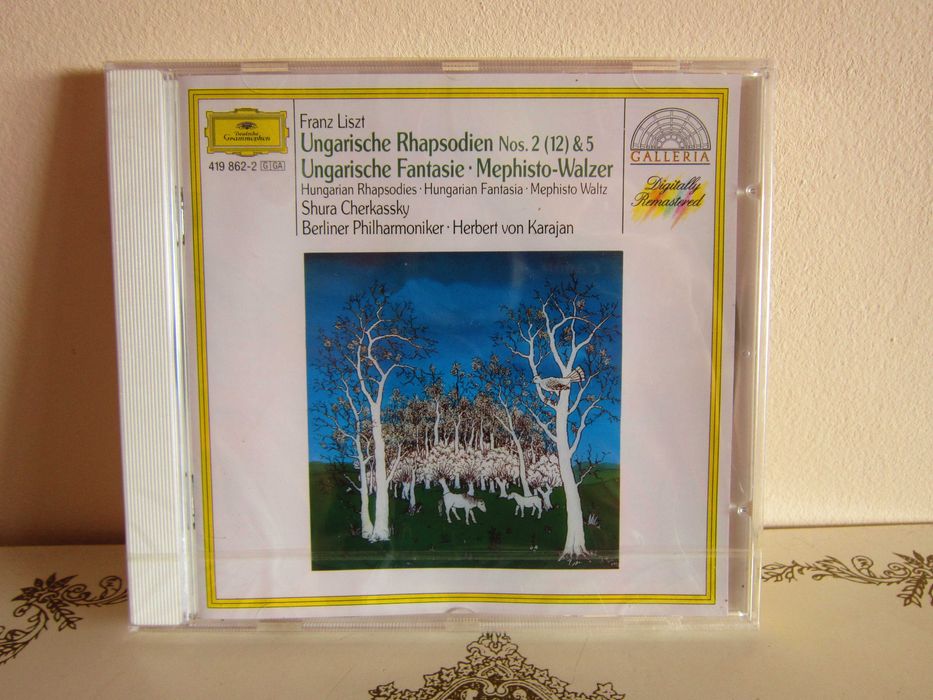 cd Karajan Liszt - Hungarian Rhapsodi/Fantasia/Mephisto Waltz,1980 nou