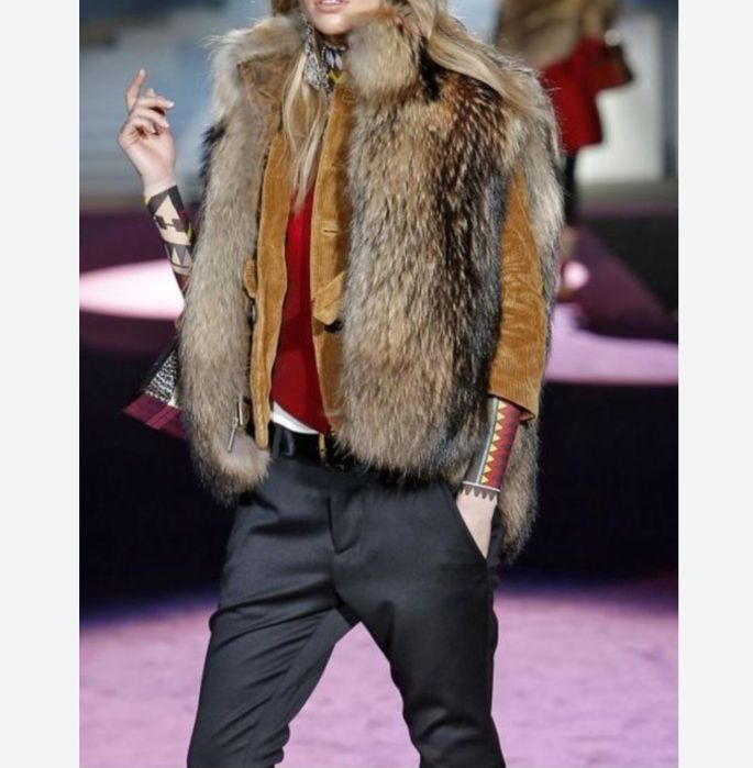 Dsquared2 елек косъм кожа Unisex