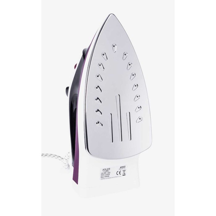 Fier de calcat cu abur Adler AD5022, 2200 W, talpa inox, abur vertical