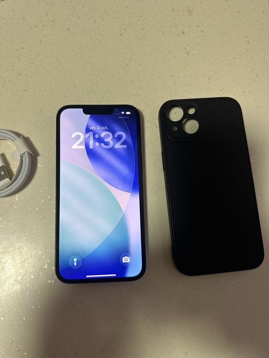 Iphone 13 blue 128 gb bat 85 totul original