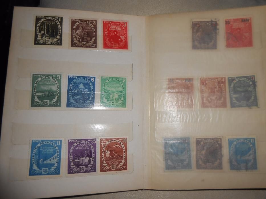 Clasor colectie timbre posta Romana 52