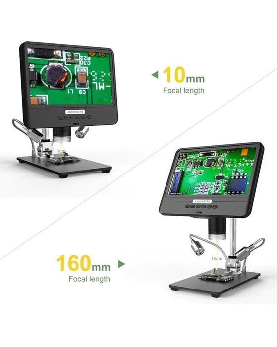 Microscop digital Afisaj LCD de 8,5 inchi, Marire 260X, Camera de 2 MP