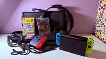 Nintendo switch utilizat + acessori si 2 jocuri