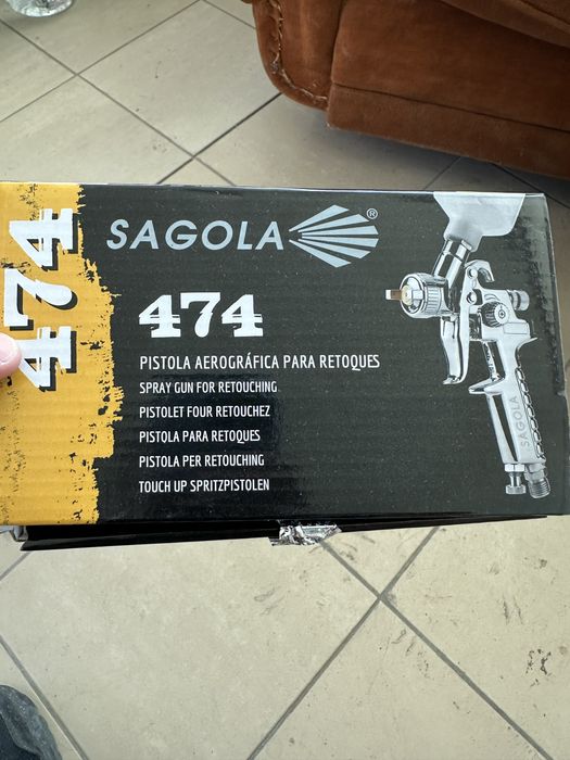 Професилнален мини пистолет аерограф сагола