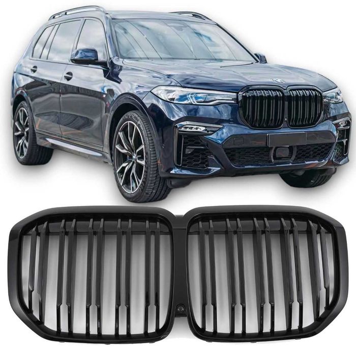 Grile Nari Duble M Design / Grila Centrala Dubla BMW X7 G07, 2019-2022