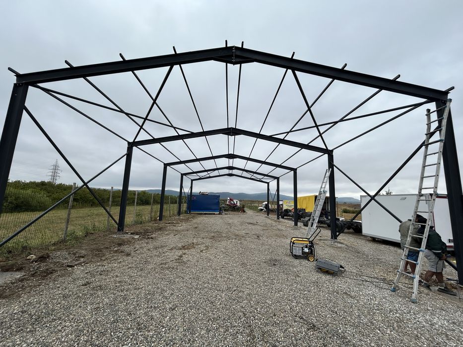 Vand din stoc hale metalice structuri metalice 10x20