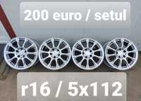 Jante aluminiu r16 / Vw Audi Skoda Seat Mercedes / 5x112