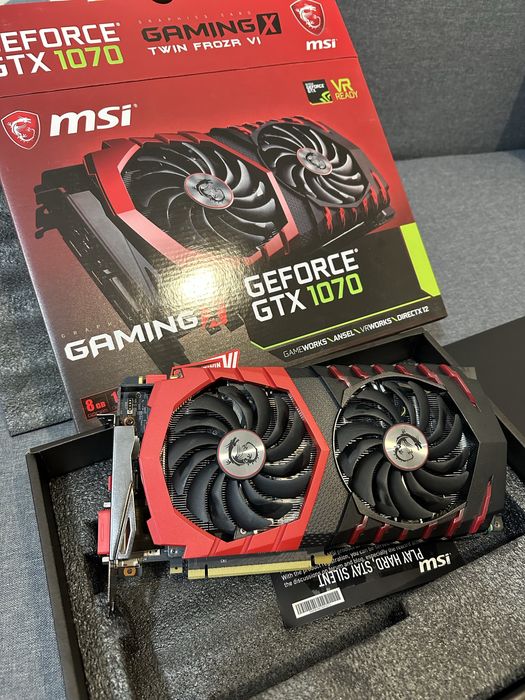 Видеокарта MSI GTX 1070 GAMING X 8G