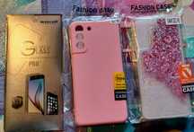 Husa roz disponibilă Samsung S21 FE