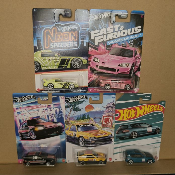 Hot Wheels Honda S200/Civic/CRX