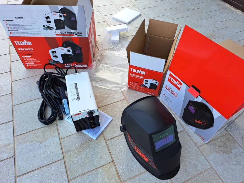 Aparat de sudura Telwin invertor T-ARC 160 230V + Masca Cod: 816163