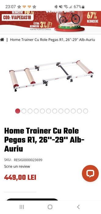 Home trainer Pegas