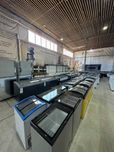 Морозильник со стеклом для магазина лари для дома