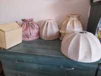 Abajururi din material textil pentru veioze/lampadare  vintaje