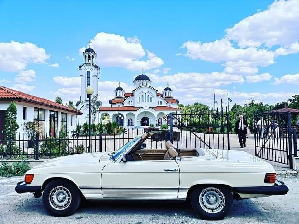 Ретро автомобил Mercedes SL380 от 1984г под наем, сватба Абитуриентски