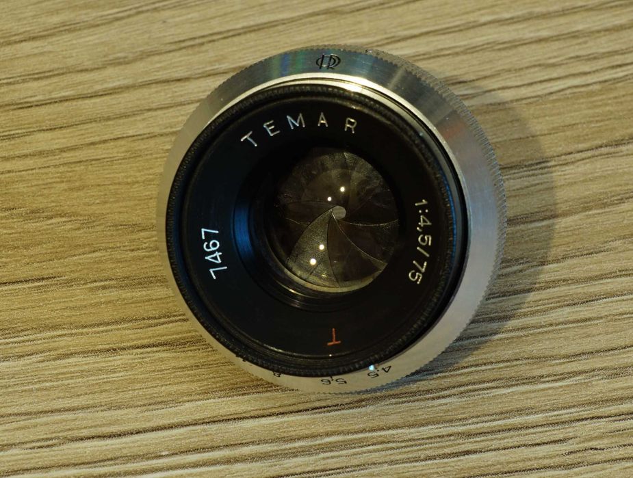 Obiectiv aparat de marit IOR Temar T* 75mm F/4.5