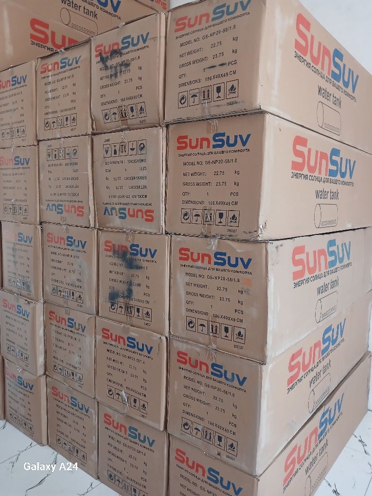 Акция Sun suv quyosh suv isitgichlari. Солнечные водонагреватели.