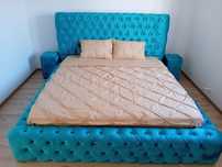paturi tapițate Chesterfield la comanda lucrate manual