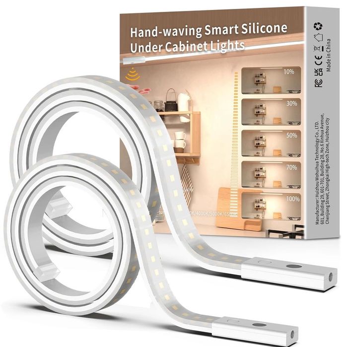 LED лампа за под шкаф, 2 броя 1 м димируема