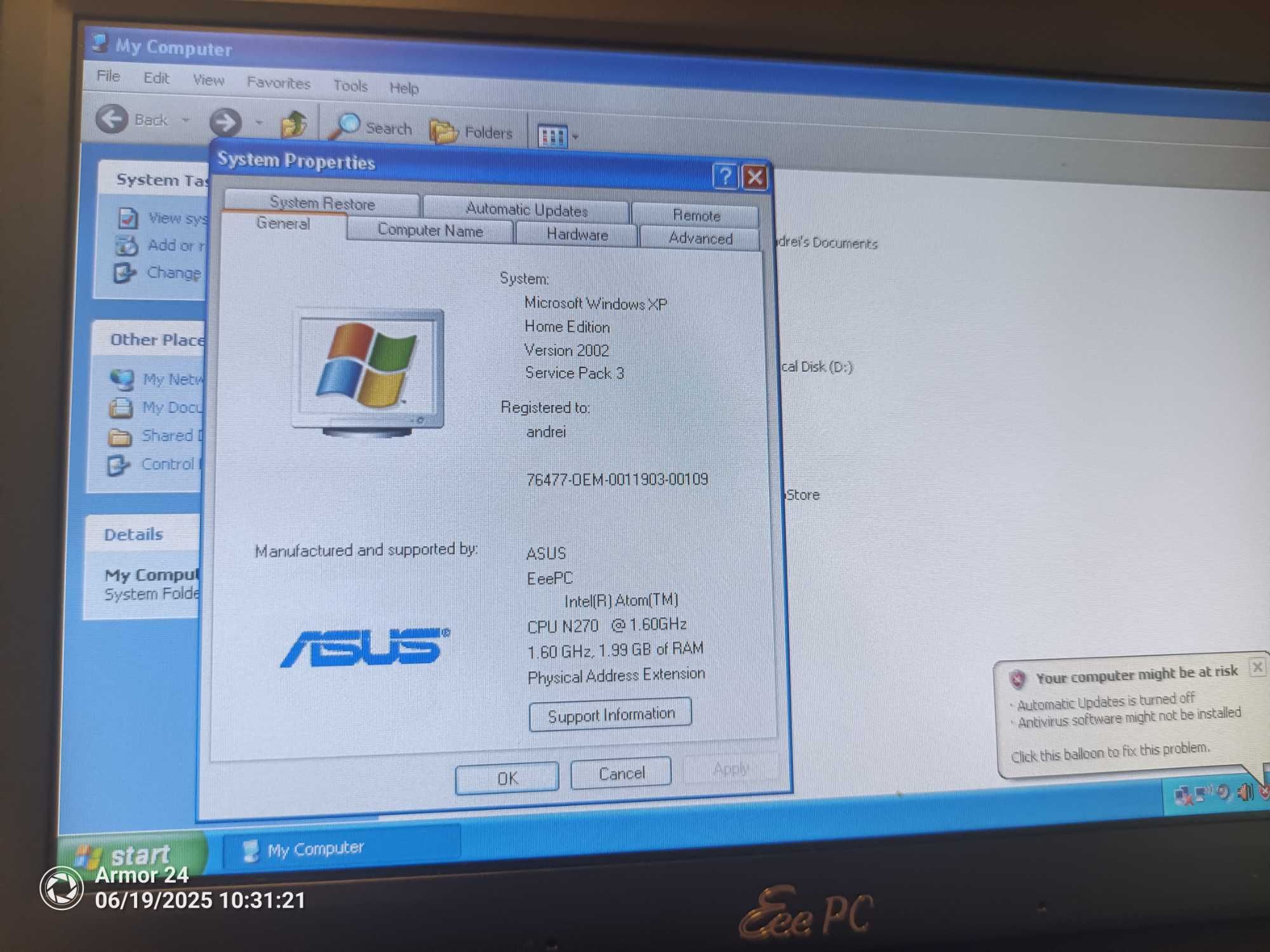 Лаптоп ASUS Eee PC901
