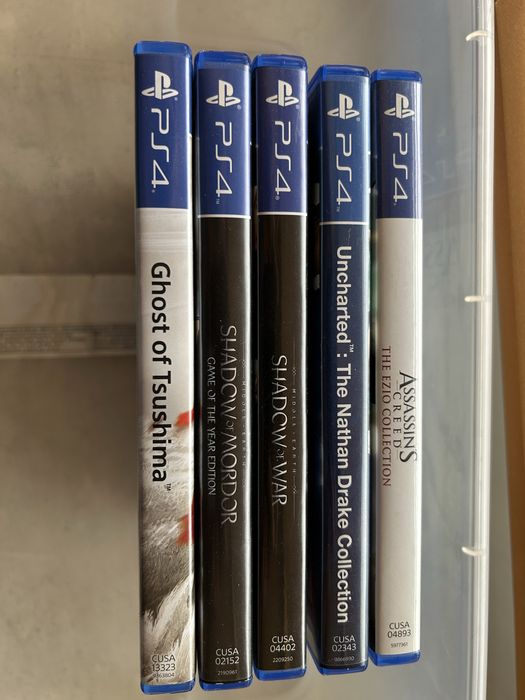 Playstation 4  5бр. игри