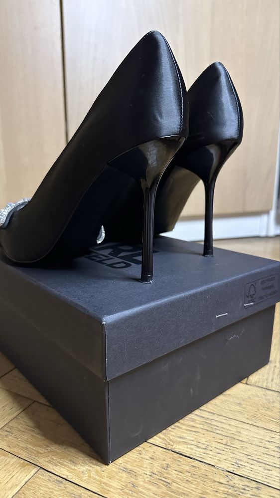 KARL LAGERFELD Черни токчета