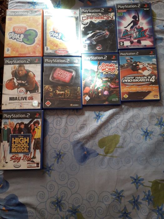 Vând PS 2 9 JOCURI