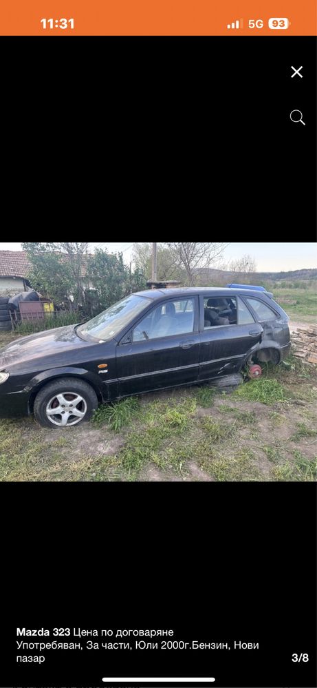 Mazda 323F 2000г на части