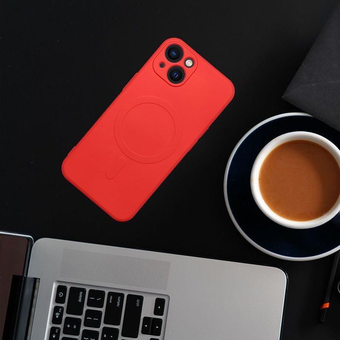 Silicone mag cover case compatible with magsafe for iphone 16 pro max