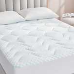 Topper saltea EHEYCIGA, 160 x 190 x 38 cm, spuma memorie, alb