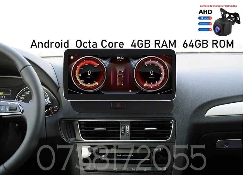 Navigatie Audi A4 A5 Q5 GPS Android 11 Internet 4G Bluetooth wi-fi