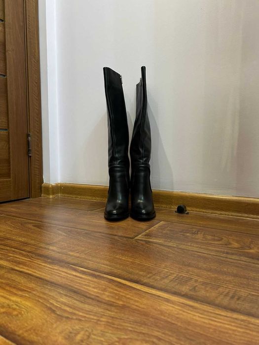 Сапоги зимние BASCONI, кожа, натуральный мех, размер 38, торг