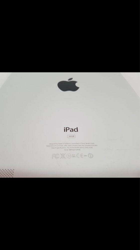 iPad 1, wifi cutie originala