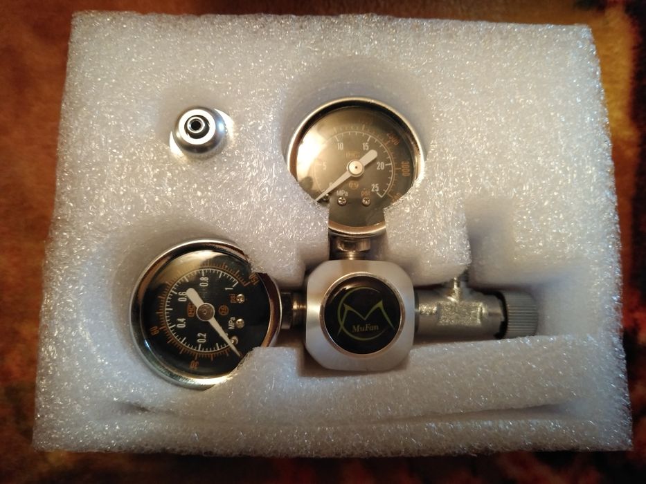 regulator co2 cu manometre, numarator bule acvariu pesti