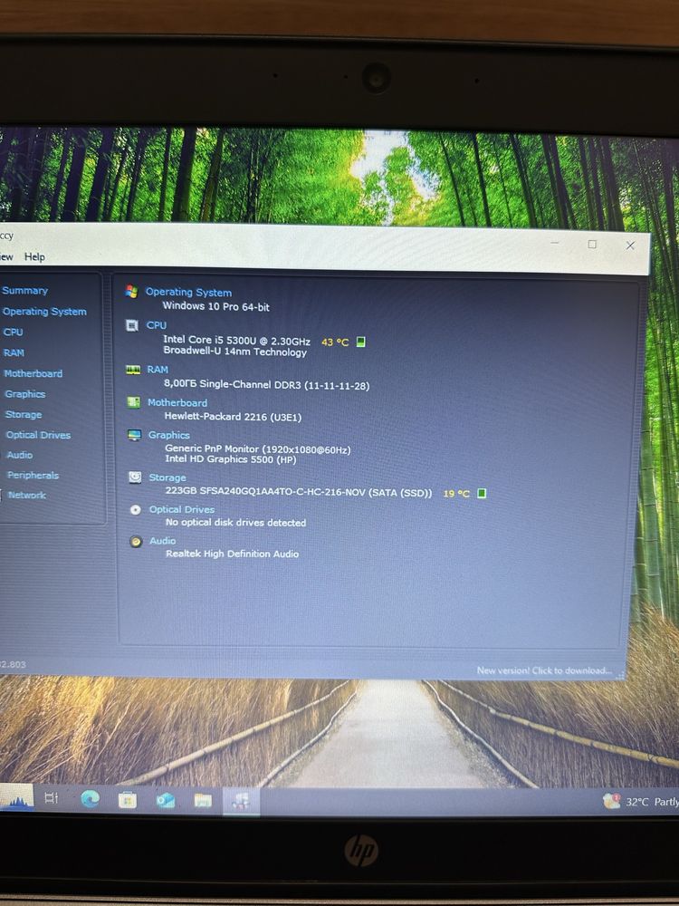 Лаптоп HP 15,6 инча