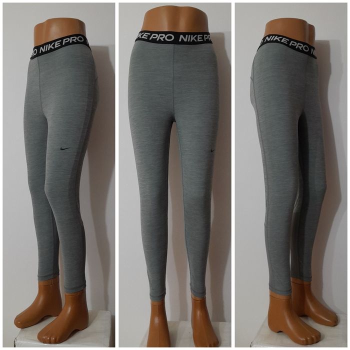 Colanti NIKE PRO cu insertii de plasa si tehnologie Dri-Fit sport nr M