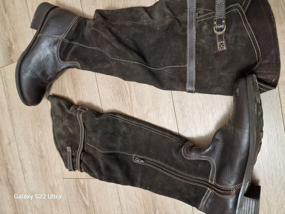 Нови испанска марка ботуши от естествена кожа - 39 номер