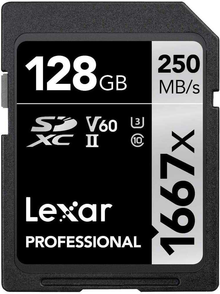 Карта памяти Lexar Professional SDXC 128 ГБ UHS-II 1667x