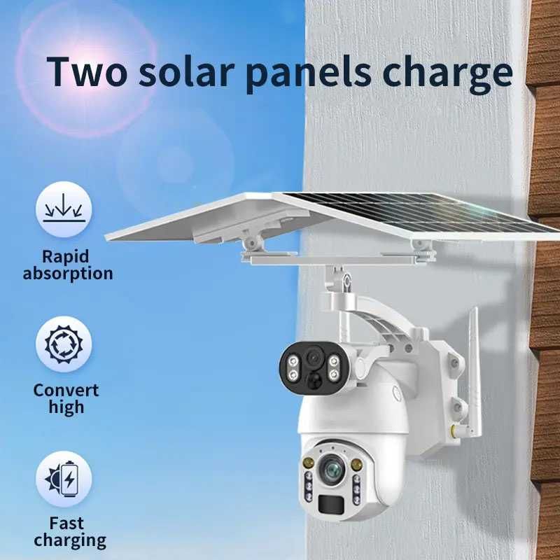 Camera de Supraveghere cu Panou Solar ,PTZ  4G, TSS-Q5M-AZ cu 50X Zoom
