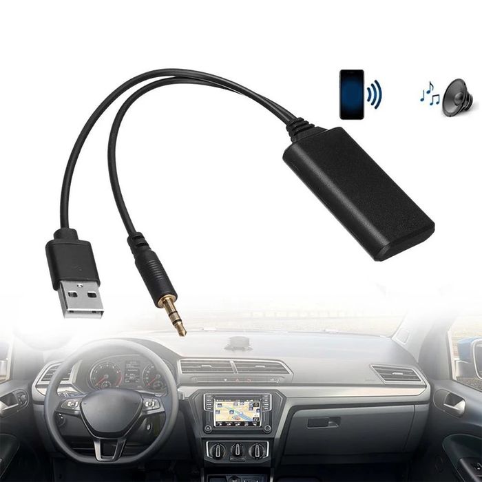 Receptor audio Bluetooh universal USB Aux in Auto
